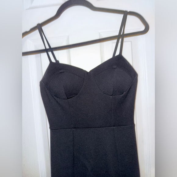 Gianni Bini Black Spaghetti Strap Dress - Picture 3 of 7